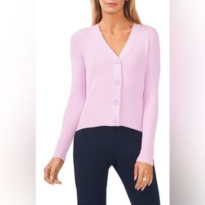 Halogen Purple Rib Cardigan used once Xl